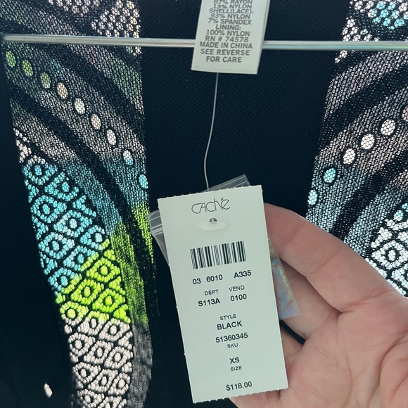 Elegant sweater detail. - it looks amazing when worn over just a cami or bra. - Picture 2 of 5